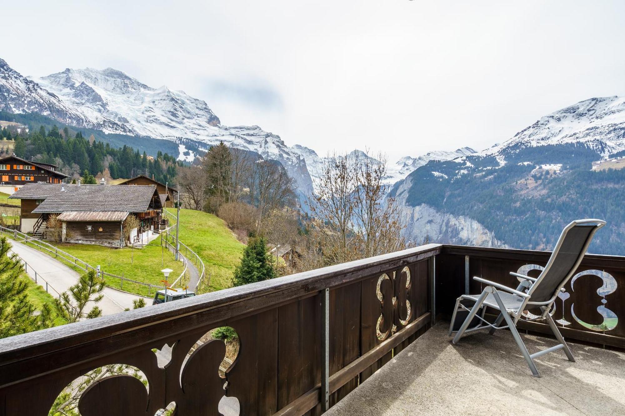Chalet Bergkristall Wengen Exterior photo