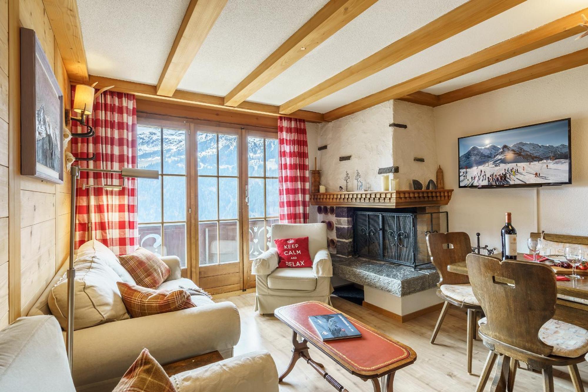 Chalet Bergkristall Wengen Exterior photo
